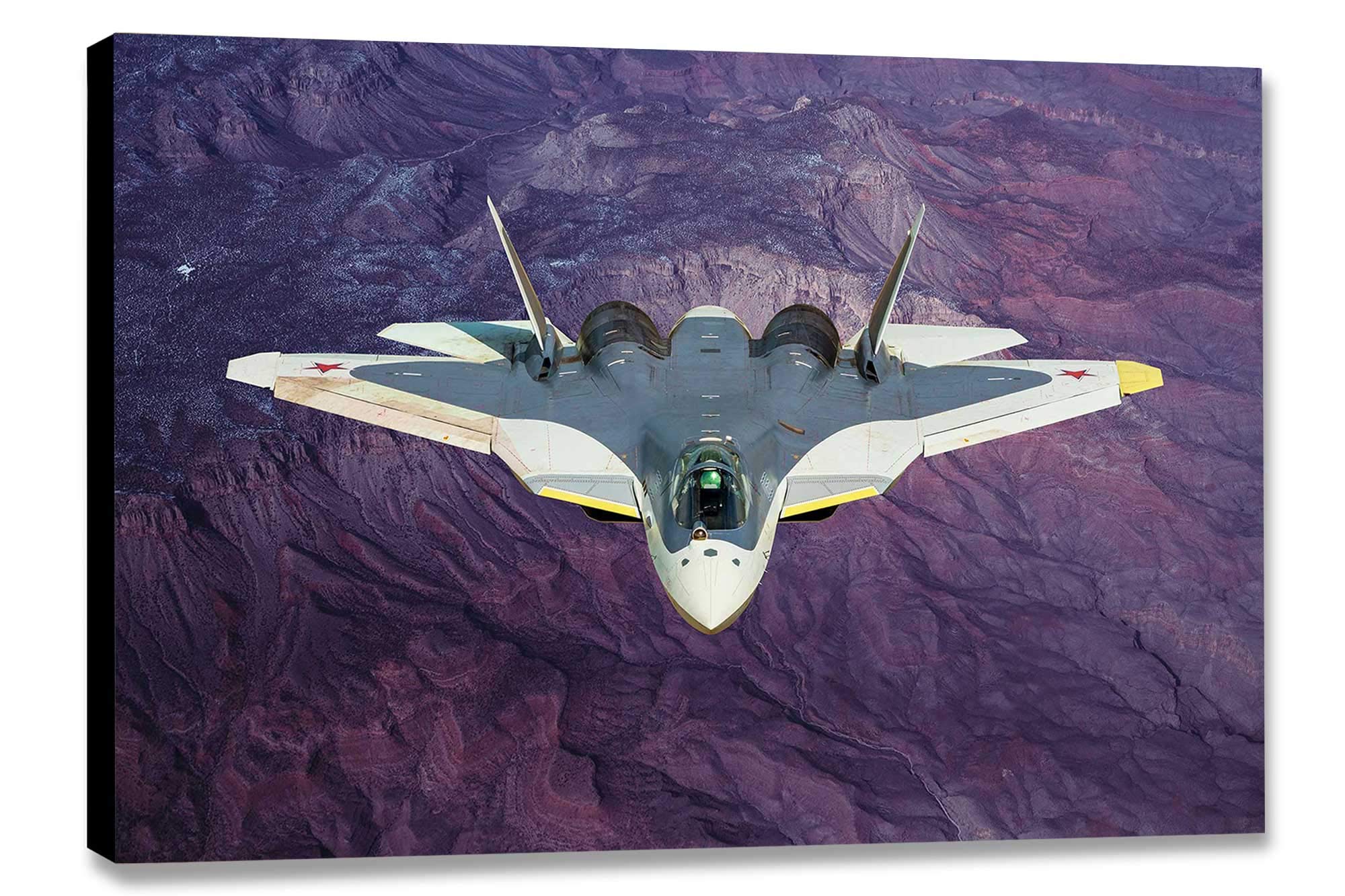 Amazon.com: Sukhoi Su-57 fighter jet - Fine Art Giclee